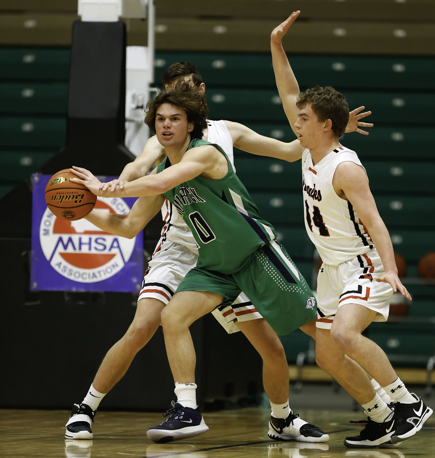 Class AA boys Kalispell Glacier's Jaxson Olsen